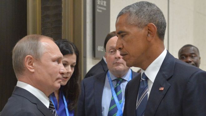 Путин и Обама встретились в Китае