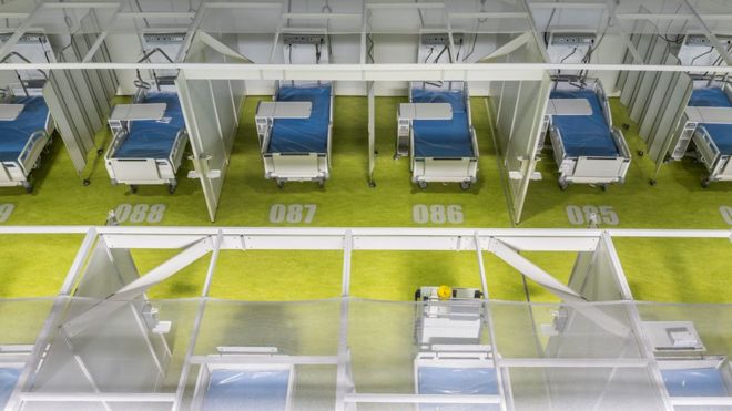 Временный госпиталь в Берлине