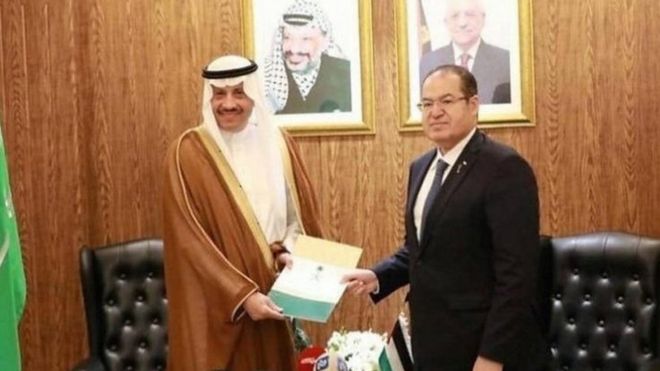 السفير السعودي للسلطة الفلسطينية