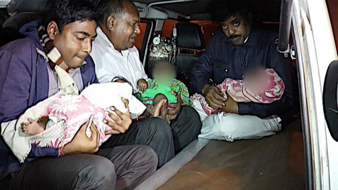 Десять детей были восстановлены из дома для психически больных в Калькутте