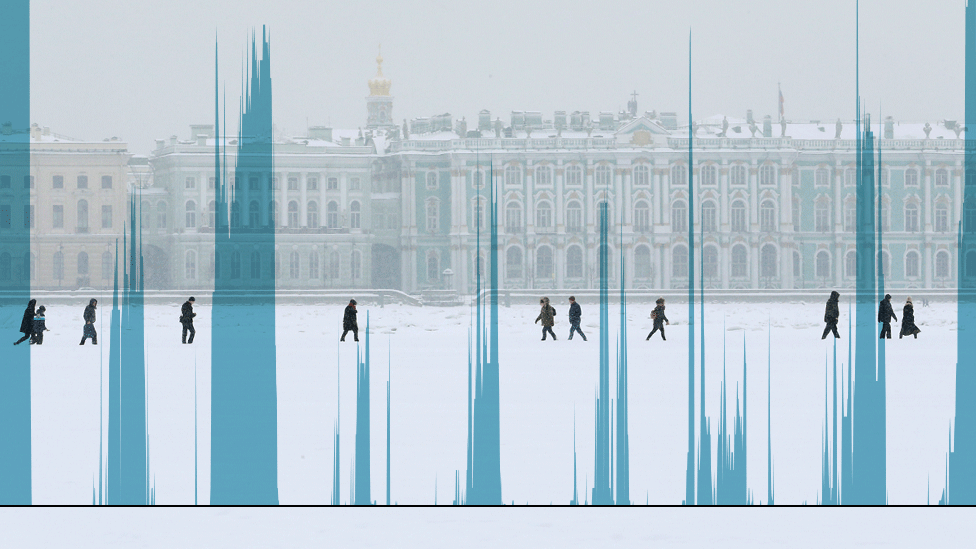 Жители города во время прогулки по Неве у Эрмитажа