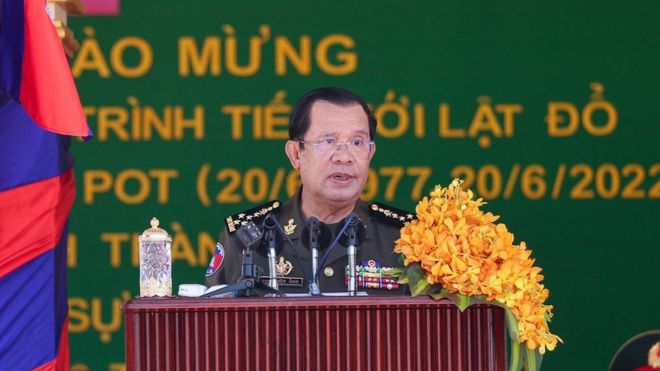 Thủ tướng Hun Sen: "Chúng ta đã ký văn kiện công nhận thành quả 84% phân giới cắm mốc. Chúng ta đang tiếp tục giải quyết 16% còn lại".