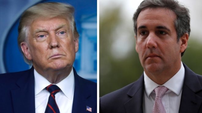 Donald Trump y Michael Cohen