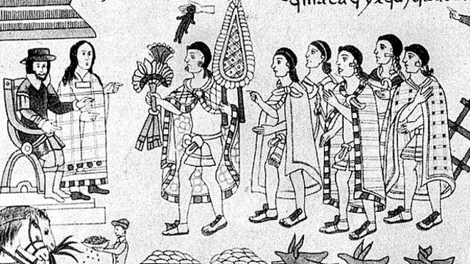 La Malinche en un códice prehispánico