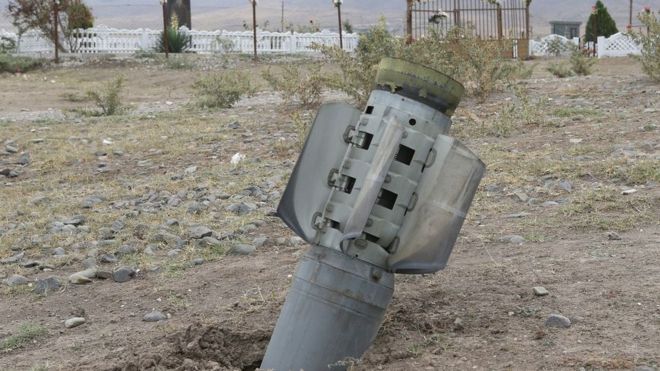 неразорвавшая ракета, Карабах