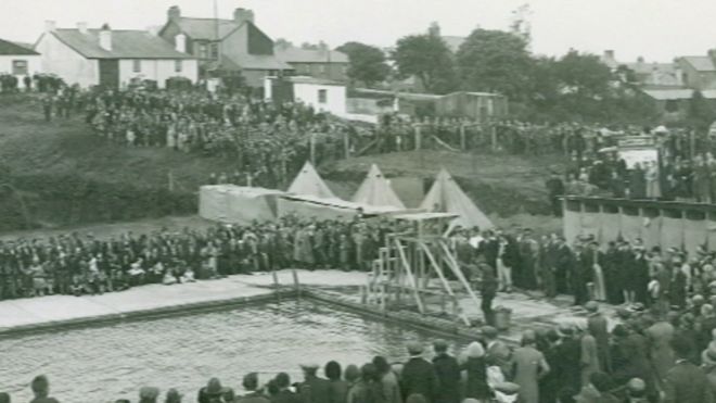 Бассейн Бринмар в 1933 году