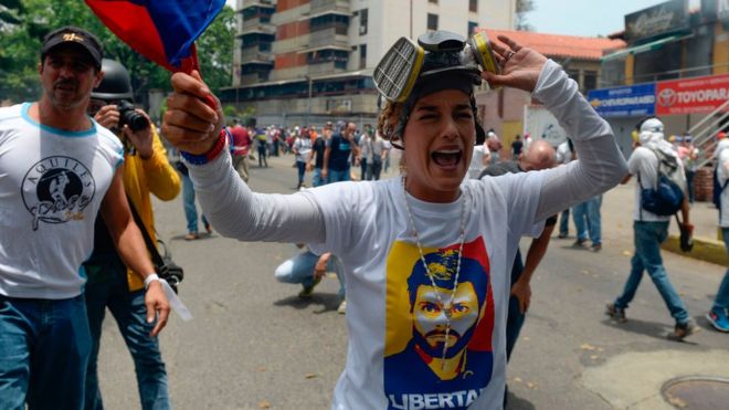 Lilian Tintori en la marhca