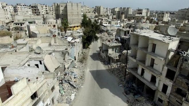 シリア内戦　がれきの町アレッポで暮らし続ける