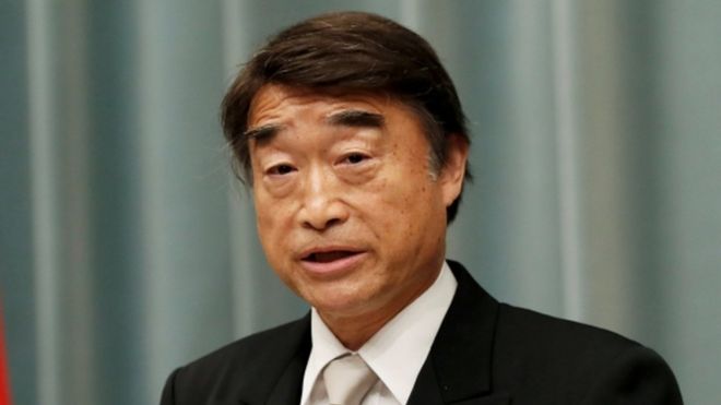 Takumi Nemoto, Japan's health and labour minister