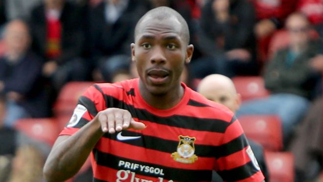 Ntumba Massanka On Loan Burnley Wrexham Editorial Stock Photo - Stock Image