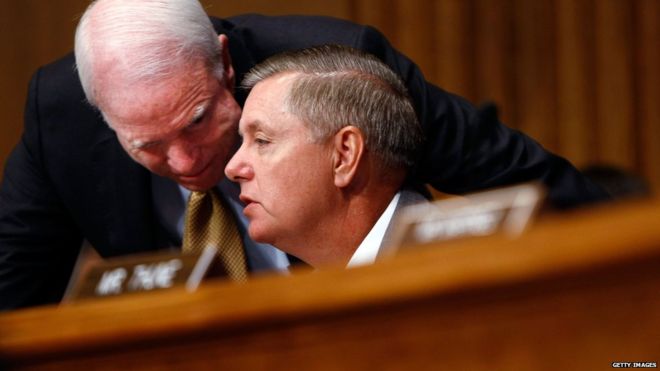 Сенатор Маккейн и сенатор Грэм - давние друзья и политические союзники