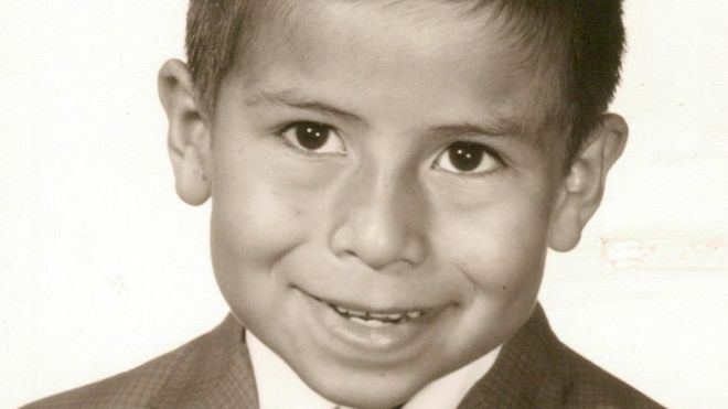 José Reyes cuando era niño.