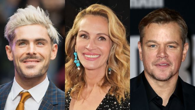 Zac Efron, Julia Roberts, Matt Damon