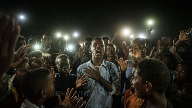 صورة من الثورة السودانية