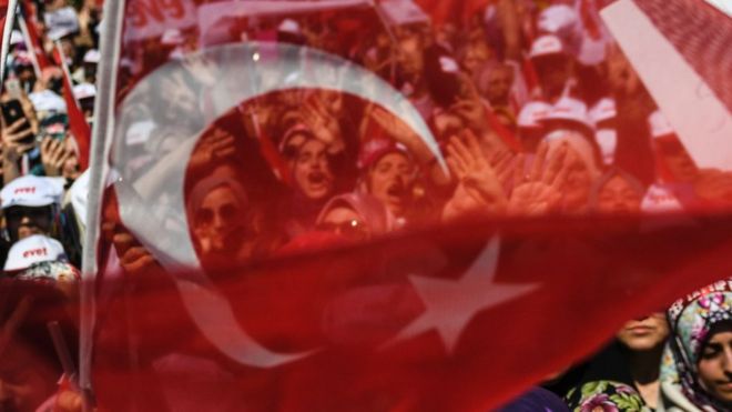 демонстрация в Турции