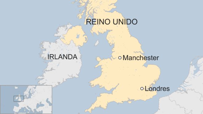 Mapa de Reino Unido