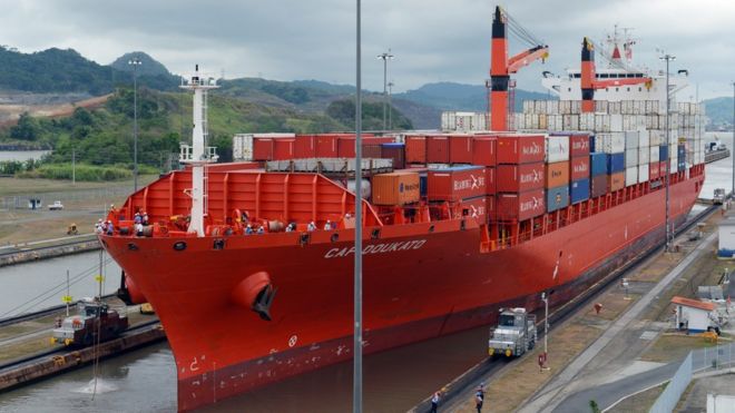Barco en Panamá