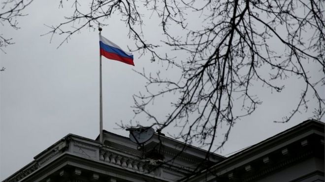 Генеральное консульство России в Сиэтле, которое было закрыто в дипломатическом споре, 28 марта 2018 года