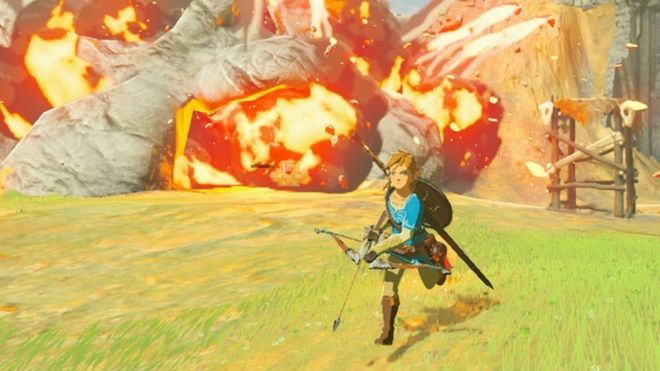 Скриншот из игры Zelda