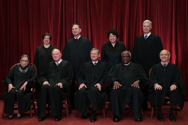 Девять судей Верховного суда