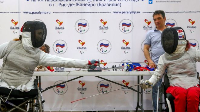 Российские паралимпийцы