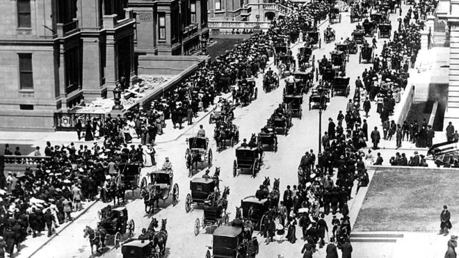 5-я авеню в Нью-Йорке в 1900 году