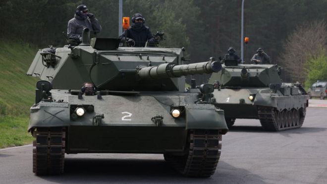 Pemerintah Jerman dan Denmark menyediakan 180 tank Leopard 1 ke Ukraina sekaligus melatih kru Ukraina sebagai bagian dari program bantuan militer.