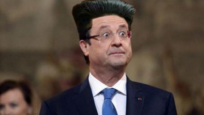 Память о волосах президента Олланда