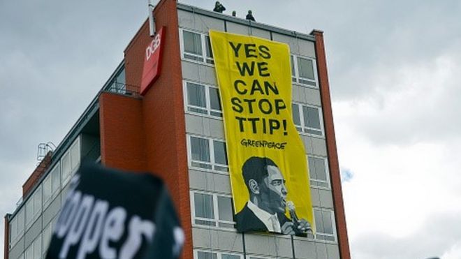 Протесты против ТТИП в Германии