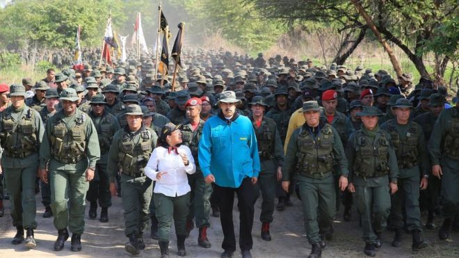 Maduro e militares