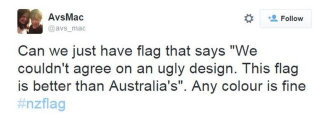 Можем ли мы просто иметь флаг, который говорит: «Мы не могли договориться о безобразном дизайне. Этот флаг лучше, чем австралийский. Любой цвет в порядке.