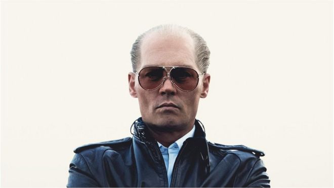 Джонни Депп на рекламной фотографии для Black Mass