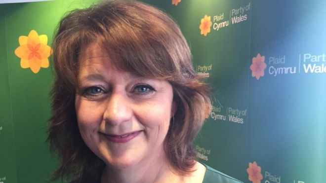 Leanne Wood в клетку Кимру