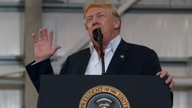 Donald Trump speaks at Florida rally. Photo: 18 February 2017