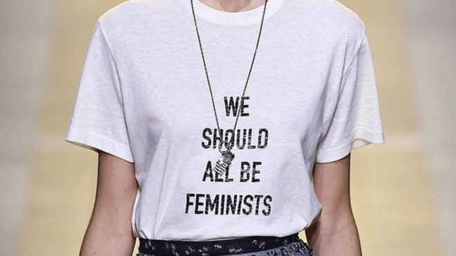 Рубашка Dior We We All Be для феминисток