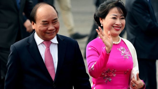 Mr Phuc and wife in 2018