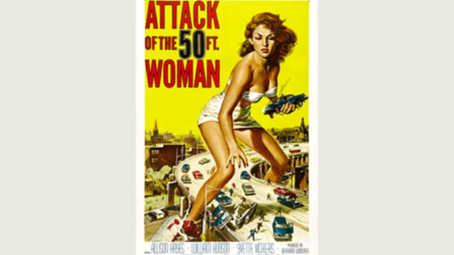 Плакат американского фантастического фильма 1958 года 