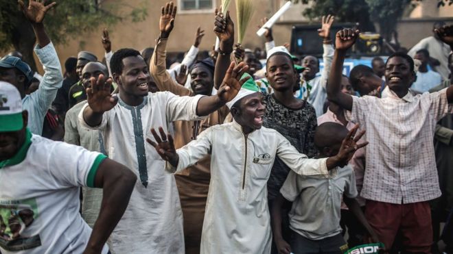 APC supporters celebrating