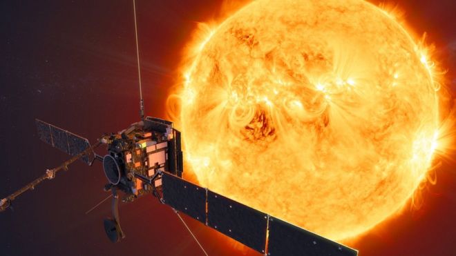 Solar Orbiter avança em direção ao Sol