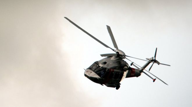 Agusta helicopter, July 2012 file pic