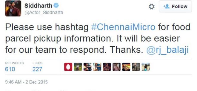 Пожалуйста, используйте хештег #ChennaiMicro для получения информации о посылках. Нашей команде будет легче ответить. Благодарю. @rj_balaji