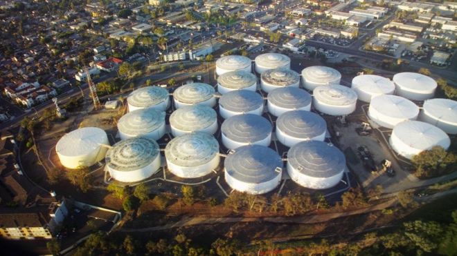 美国加州的一处储油设施