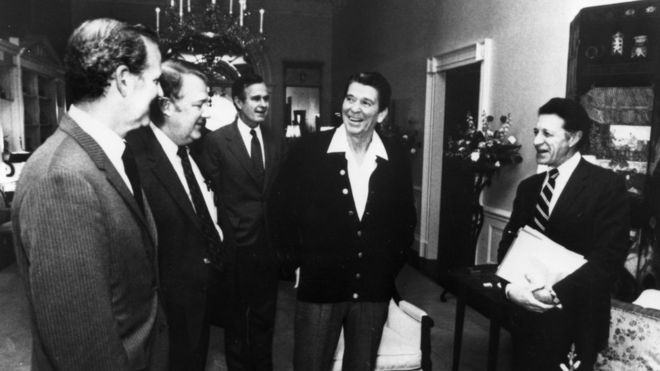 Кабинет министров в Белом доме Рейгана