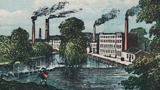 Lombe's silk mill in Derby