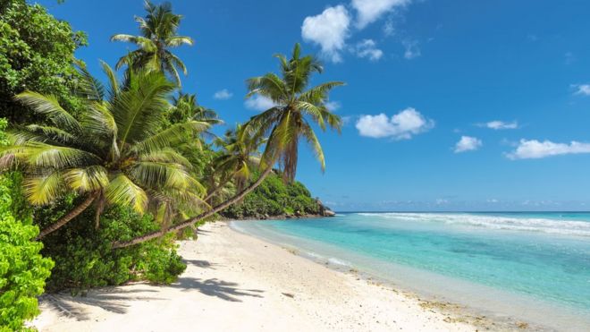 A beach in Bali