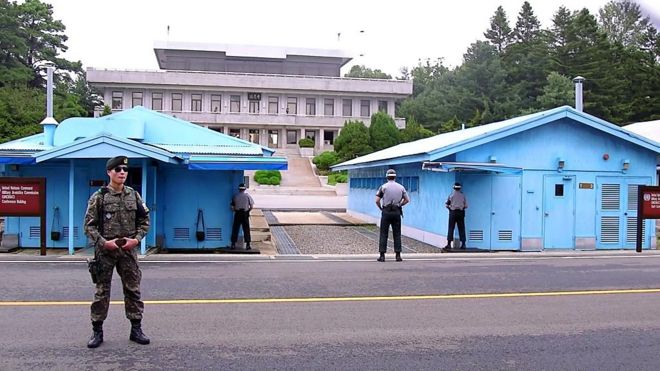 米韓による定例の合同軍事演習が21日始まった。北朝鮮は、米韓が軍事演習で北朝鮮侵略を準備しているとして激しく非難している。韓国と北朝鮮の間の軍事境界線沿いにある非武装地帯（DMZ）を訪れてみた。