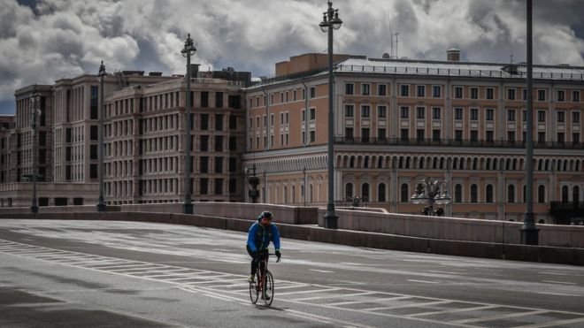 Москва во время карантина