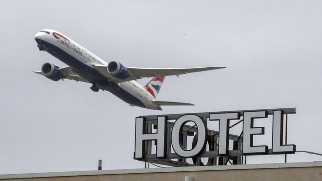 Londra Heathrow Havalimanı yakınında bir otel