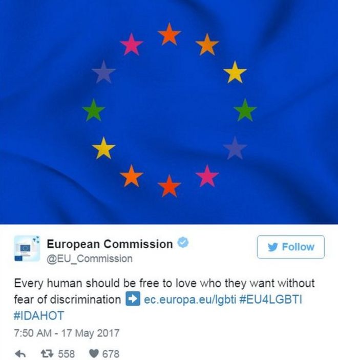 Скриншот твита от @EU_Commission