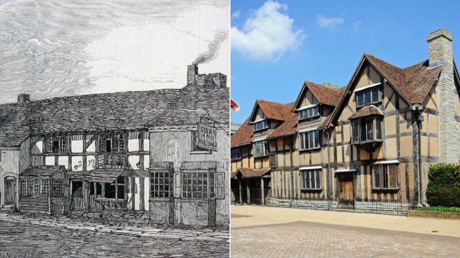 Место рождения до и после реставрации